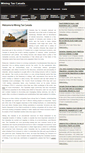Mobile Screenshot of miningtaxcanada.com